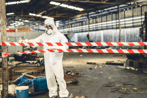 Professional Odor Removal technician working in Pasadena, TX